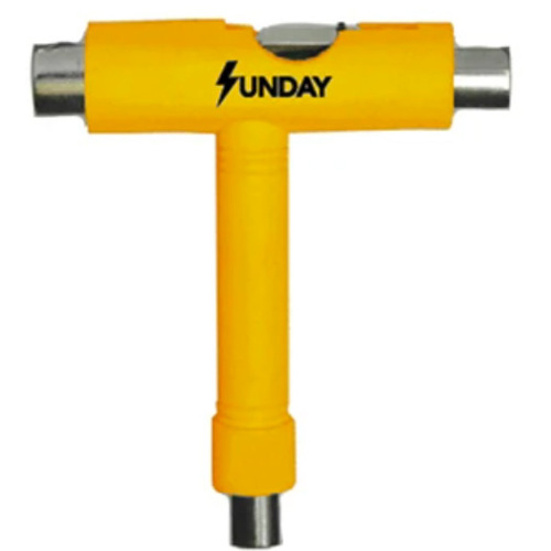 Sunday Yellow Skateboard T-Tool