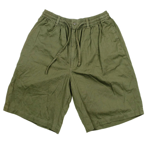 Military Green Large Cotton Shorts Used Vintage