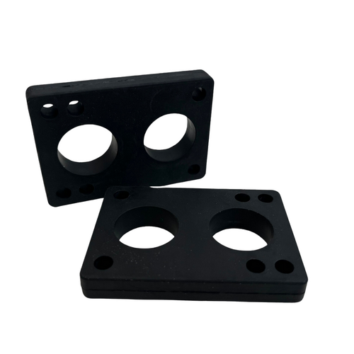 Trinity 1/4" Soft Risers Black Skateboard Riser Pads