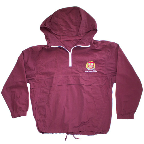 GU x Harvard Maroon Anorak Jacket Used Vintage