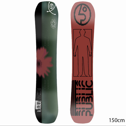 Public Snowboards Statement Mens 2025 Snowboard [Size: 150cm]