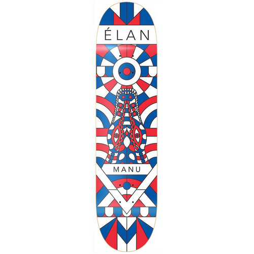 Elan Geo Croc Manu Etchegoyen 7.75" Skateboard Deck