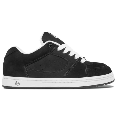 éS Accel OG Black White Black Mens Skateboard Shoes