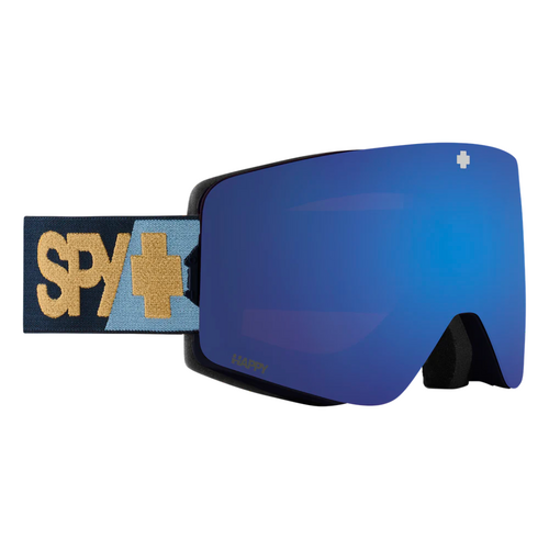 Spy Marauder Dark Blue Snow Goggles - Happy Rose Dark Blue Mirror Lens