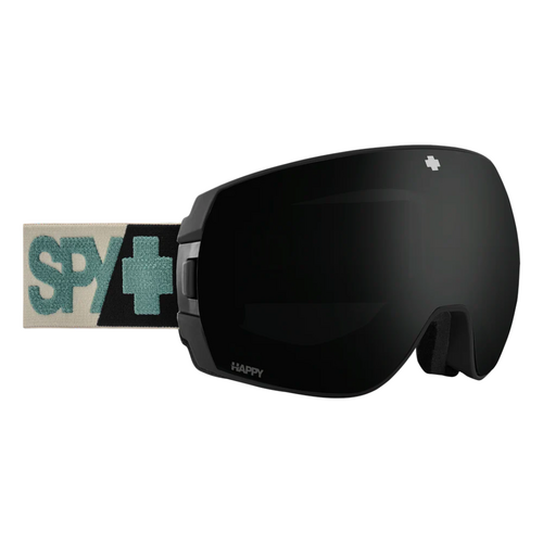 Spy Legacy Warm Grey Snow Goggles - Happy Grey Green Black Mirror Lens