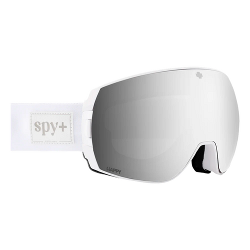 Spy Legacy White IR Snow Goggles - Happy Bronze Platinum Mirror Lens