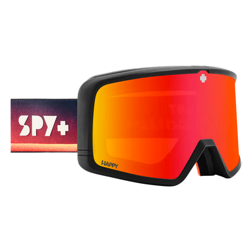 Spy Megalith Tom Wallisch Snow Goggles - Happy Bronze Red Mirror Lens