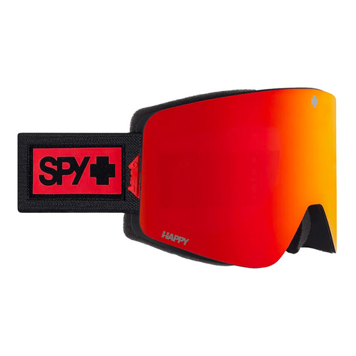 Spy Marauder Night Rider Snow Goggles - Happy Bronze Red Mirror Lens