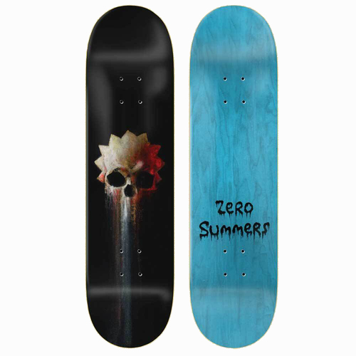 Zero Summers Springfield Horror Simpsons 8.5" Skateboard Deck