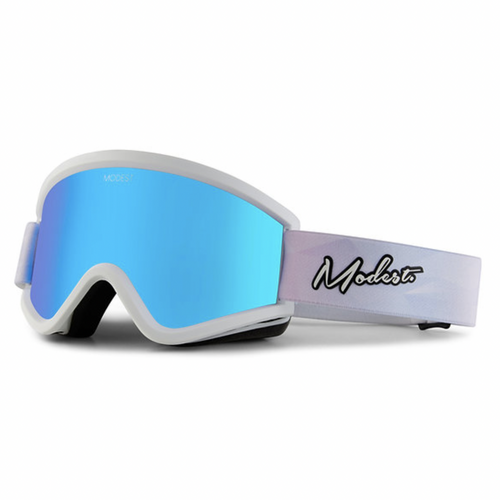 Modest Team XL White Crystal Unisex Snowboard Goggles