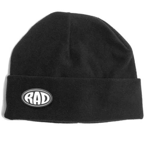 Rad Fleece Black Beanie