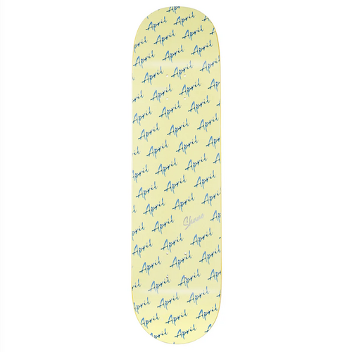 April Shane O'Neil Script 8.5" Skateboard Deck