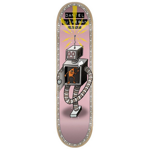 Toy Machine Insecurity Dan Lutheran 8.25" Skateboard Deck