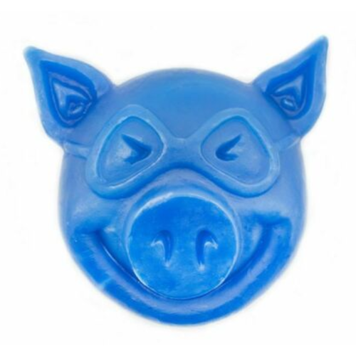 Pig Head Blue Skateboard Wax