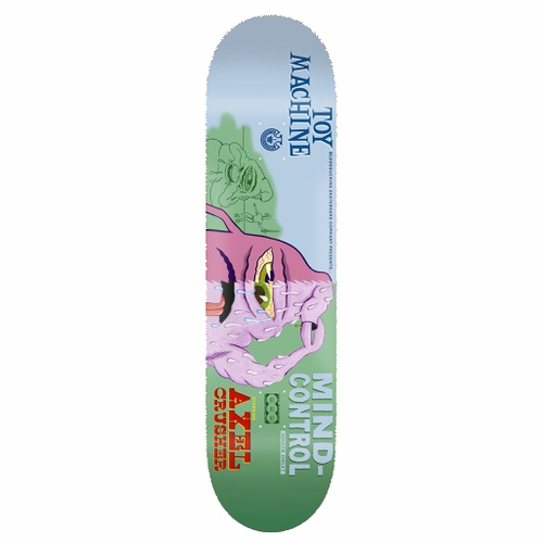 Toy Machine Mind Control Axel Crusher 8.25" Skateboard Deck