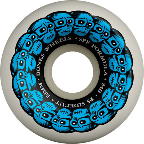 Bones SPF P5 Circle Skulls 58mm 84b Skateboard Wheels