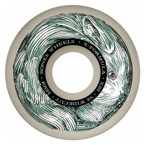 Bones X-Formula V6 Money Bunny 56mm 95a Skateboard Wheels