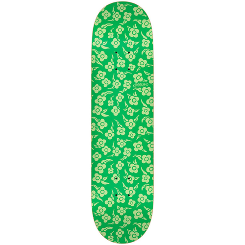 Krooked Flowers Green PP 8.38" Skateboard Deck