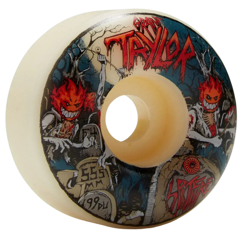 Spitfire Formula Four Radials Undead Grant Taylor 55.5mm 99a Skateboard Wheels