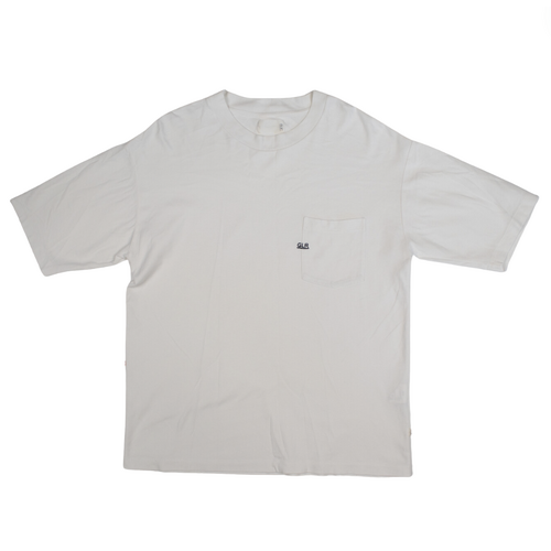 GLR Pocket Logo White X-Large T-Shirt Used Vintage