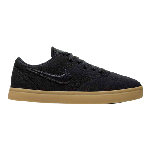 Nike SB Check (PS) Black Gum Youth Canvas Skateboard Shoes