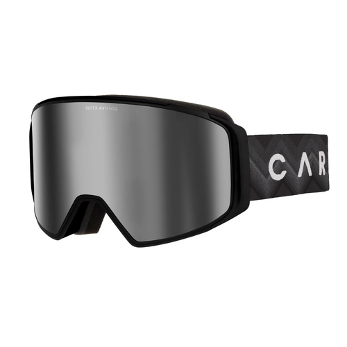 Carve Summit 2.0 Matte Black Snow Goggles - Grey Silver Mirror Lens