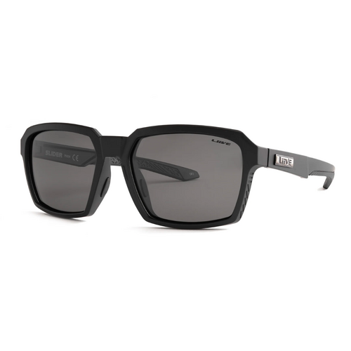 Liive Slider Polarised Matte Black Sunglasses