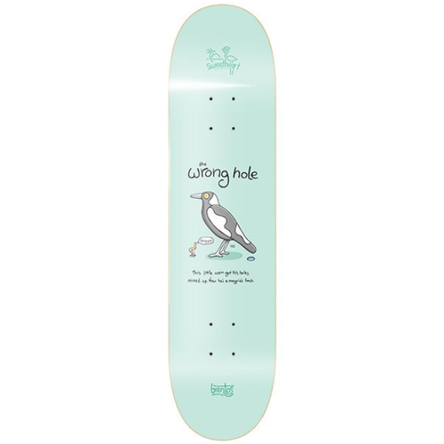 Sweetheart Brentos Magpie Comic 8.5" Skateboard Deck