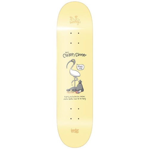 Sweetheart Brentos Bin Chicken Comic 8.5" Skateboard Deck