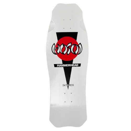 Hosoi OG Hammerhead White 10.5" Reissue Skateboard Deck