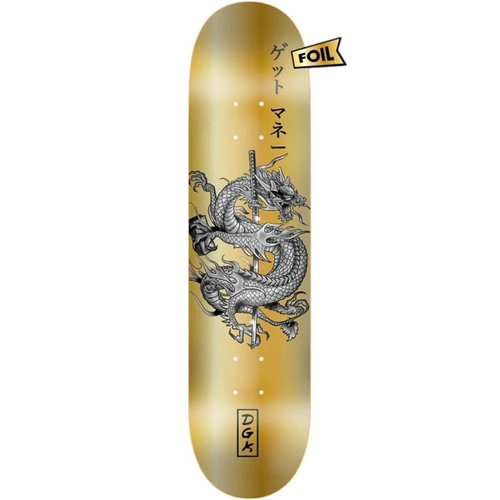 DGK Get Money Gold 8.25" Skateboard Deck