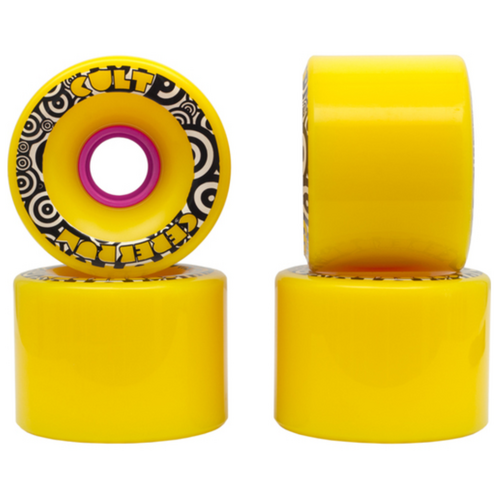 Cult Cerebrum Yellow 71mm 80a Skateboard Wheels