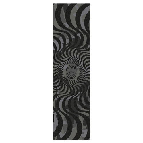 Spitfire Classic Swirl Camo Black Skateboard Griptape Sheet