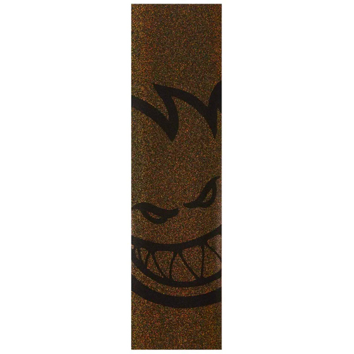 Spitfire Bighead Gold Glitter Skateboard Griptape Sheet