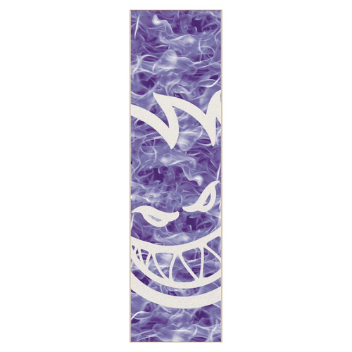 Spitfire Bighead Smoke Purple Clear Skateboard Griptape Sheet