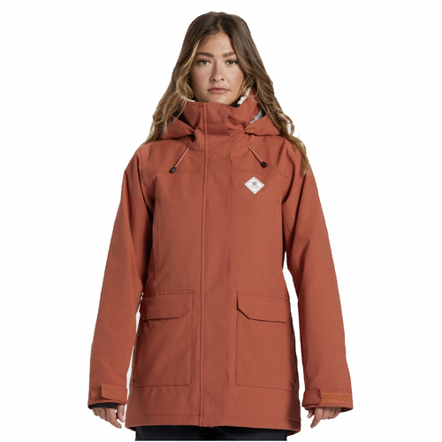 DC Phoenix Parka Technical Snow Jacket 15K Auburn Womens Snowboard Jacket [Size: Medium]