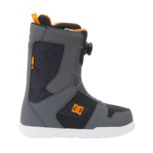 DC Phase BOA Grey Black Orange Mens 2024 Snowboard Boots