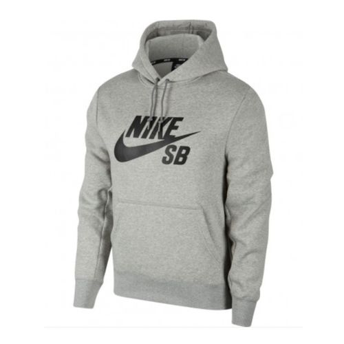 Download Nike SB Icon Essential Heather Grey Black Mens Pullover ...