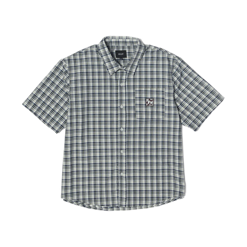 HUF H Star Plaid Linen Short Sleeve Shirt