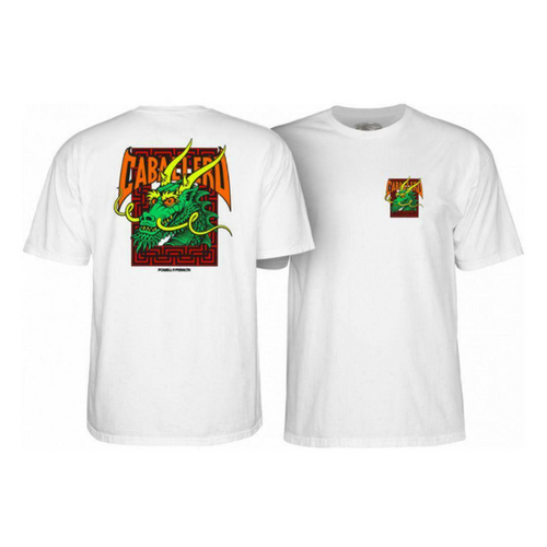 Powell Peralta Caballero Street Dragon White Mens Short Sleeve T-Shirt