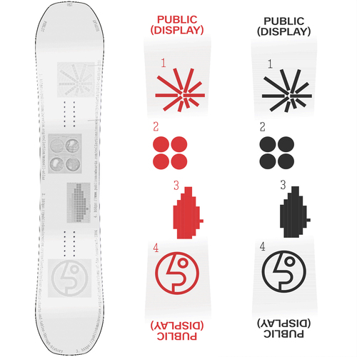 Public Snowboards Public Display Mens 2025 Snowboard