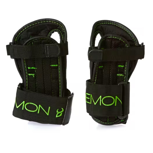 Demon Flex Black Snowboard Wrist Guards [Size: Small / Medium]