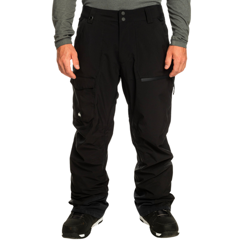 Quiksilver Utility True Black Mens Shell Snow Pants