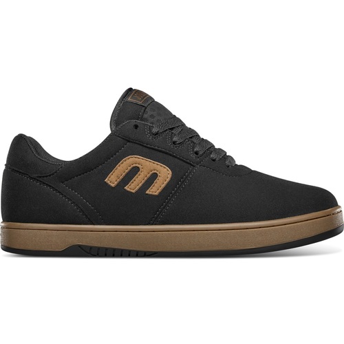 Etnies Joslin Black Brown Mens Suede Skateboard Shoes