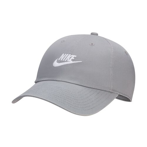 Nike Club Unstructured Futura wash Grey Strapback Cap