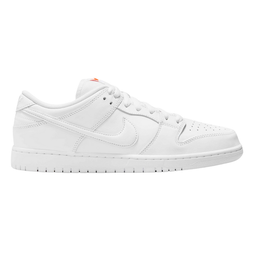 Nike SB Dunk Low Pro White White Mens Skateboard Shoes