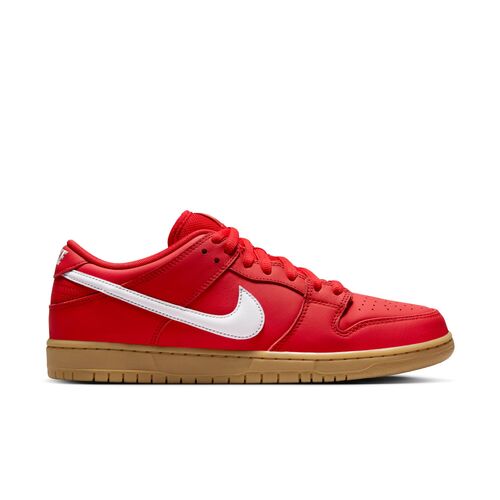 Nike SB Dunk Low Pro University Red White Mens Skateboard Shoes