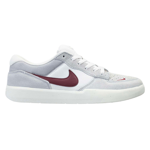 Nike SB Force 58 Platinum Tint Wolf Grey Red Unisex Skateboard Shoes