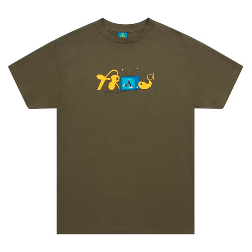 Frog Television Army Mens Short Sleeve Tee