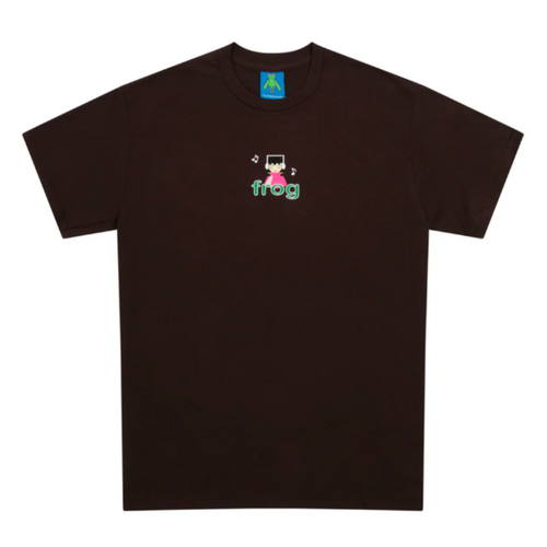 Frog I'm Not Listening Brown Mens Short Sleeve Tee [Size: Small]